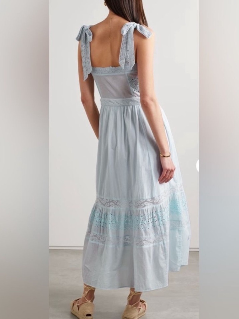 LoveShackFancy Ayala Midi Dress 8 - Picture 2 of 11